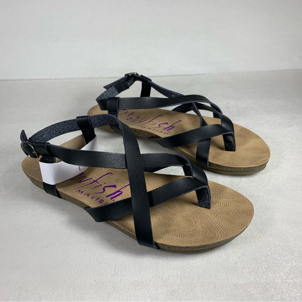 NEW Blowfish Women’s Granola Sandal in Black Size 6
